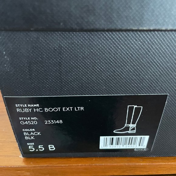 Coach Ruby HC BOOT Black New In box 5.5 - Picture 10 of 13